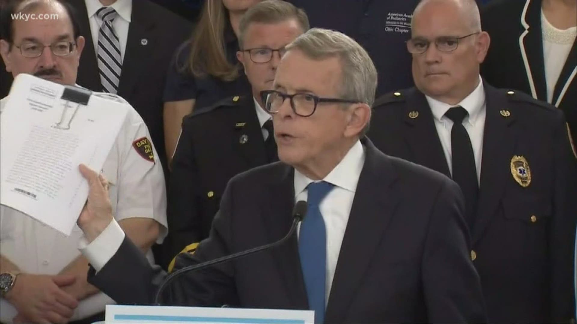 Gov. Mike Dewine announces new legislation to tackle gun violence