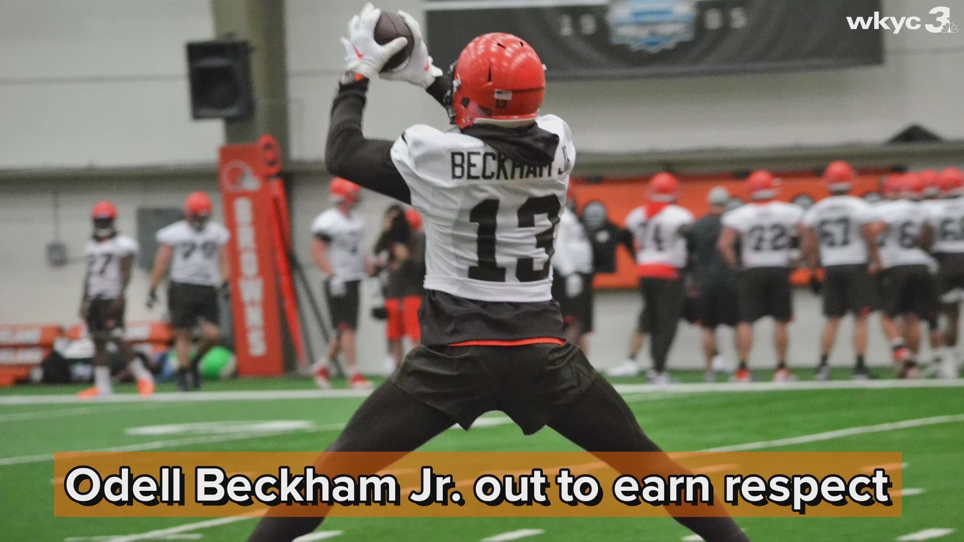 Wide receiver Odell Beckham Jr. is out to earn respect, ‘be a champion’ with the Cleveland Browns.