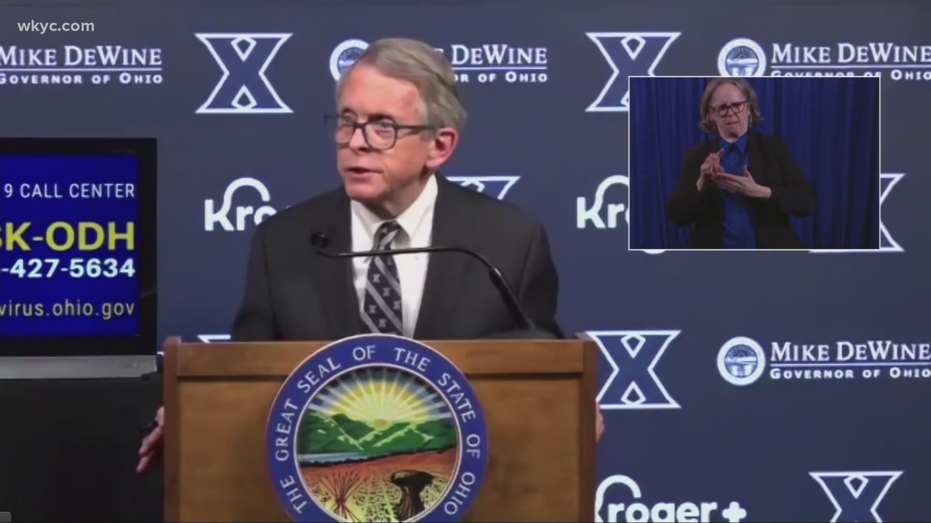 DeWine says the state is also able to expand its vaccine eligibility requirements. Laura Caso reports.