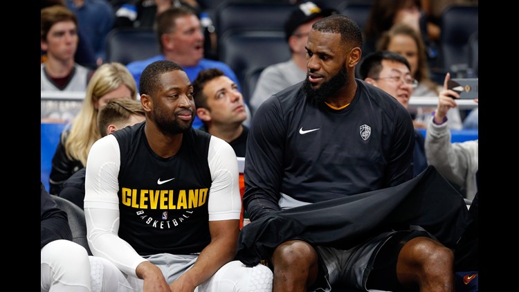 lebron james dwyane wade cleveland