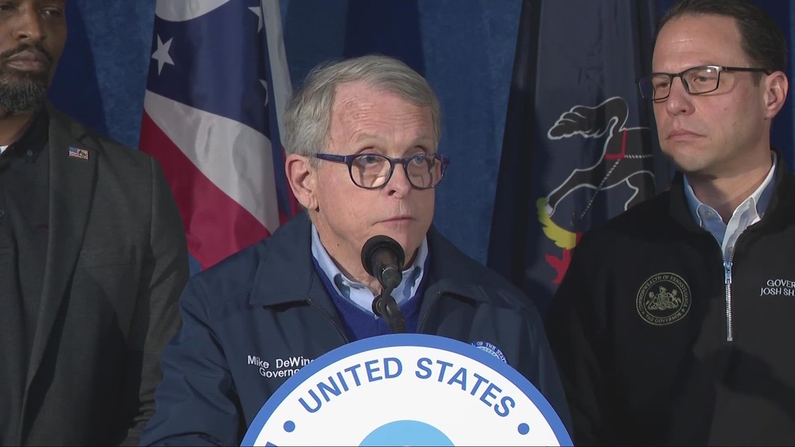 Gov. DeWine, Federal Officials Speak In East Palestine | Wkyc.com