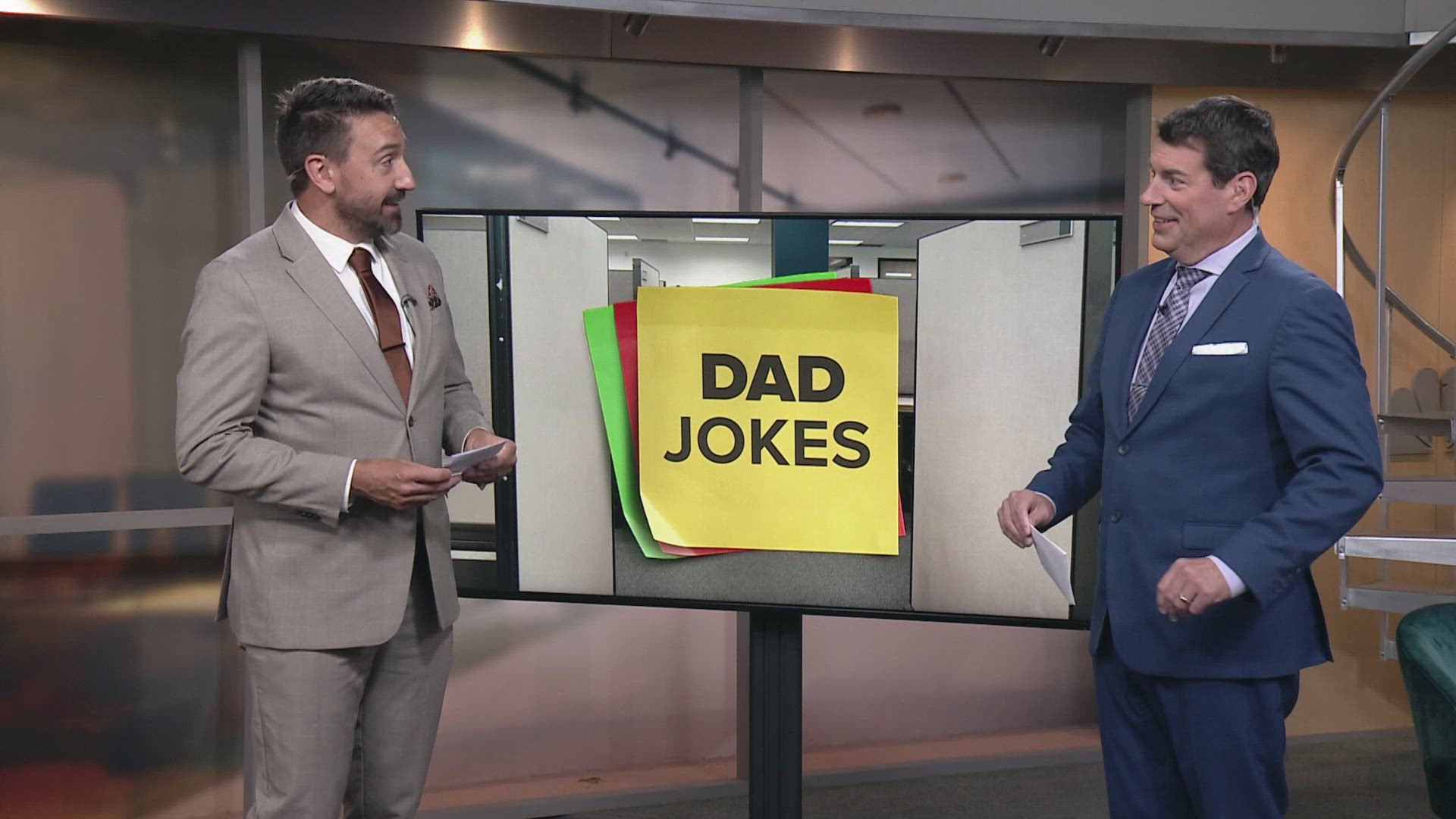 Need a smile this morning? Get a quick laugh with these dad jokes from Matt Wintz and Dave Chudowsky at WKYC Studios in Cleveland.