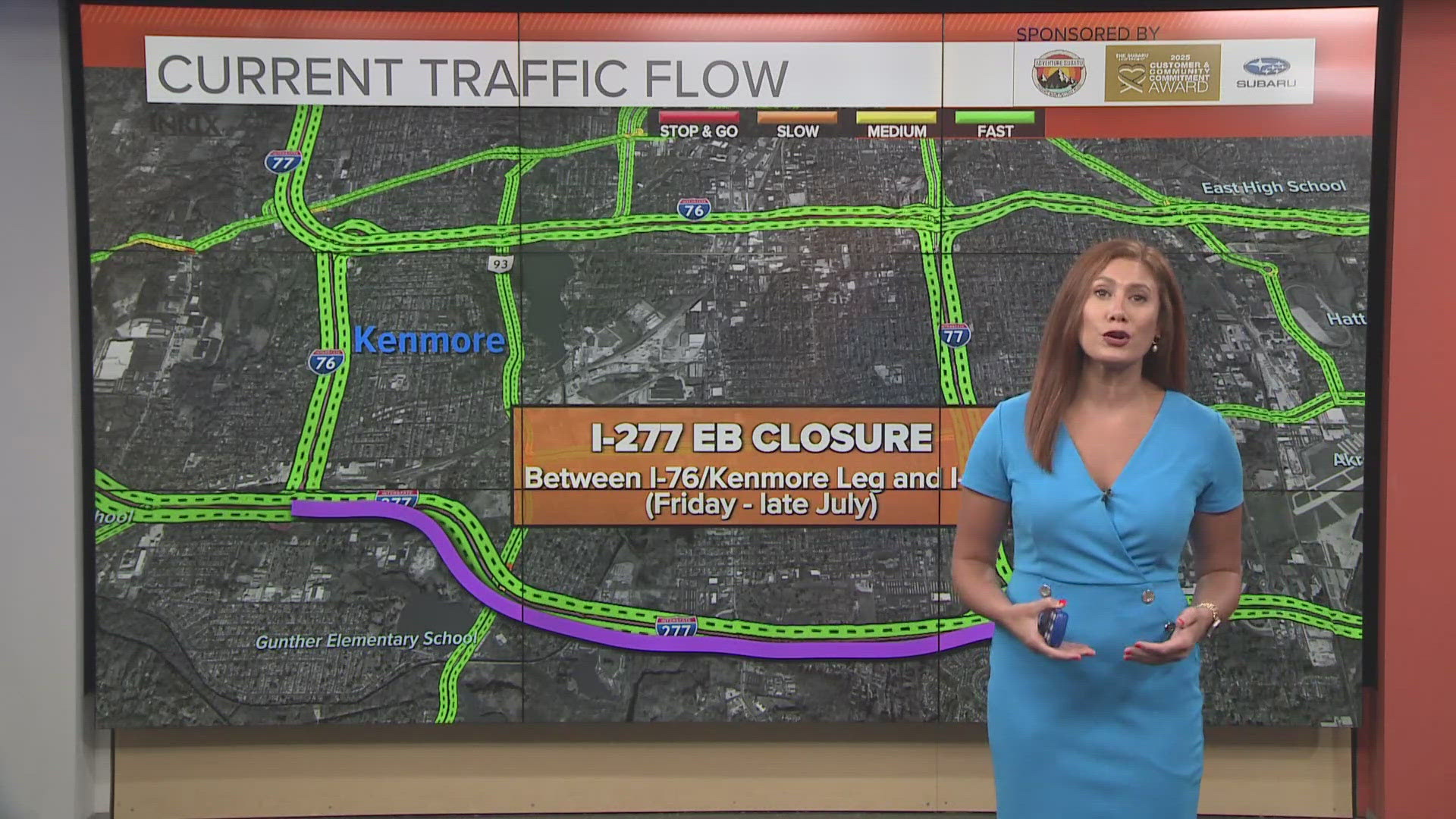 The Ohio Department of Transportation says these closures are being made for resurfacing and bridge repairs.