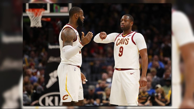 dwyane wade lebron james cleveland