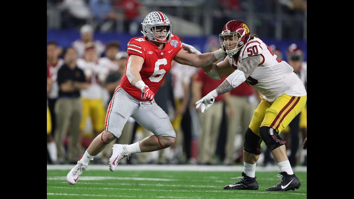 Former Ohio State DE Sam Hubbard selected by Cincinnati Bengals in ...