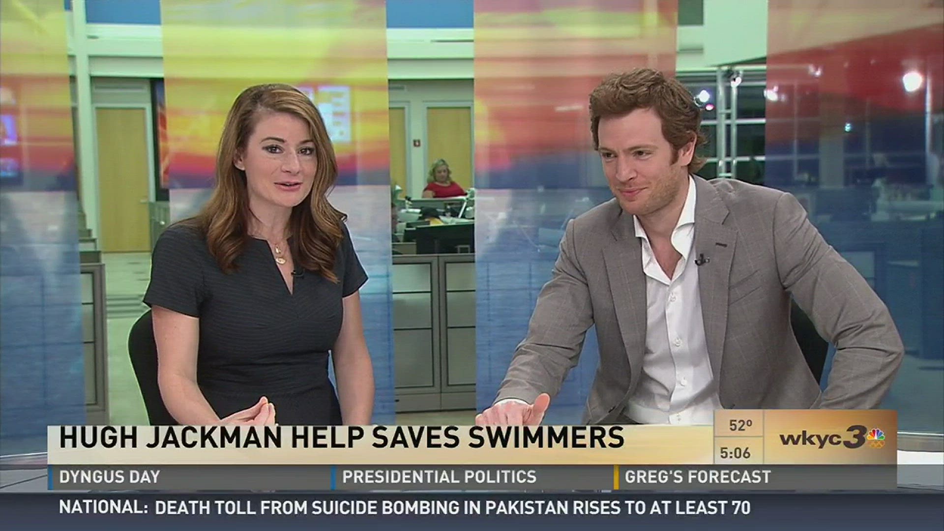 March 28, 2016: In case you missed it, here are some of the best moments from Nick Gehlfuss as he co-anchored our morning news today. A Chesterland native, he now stars on NBC's 'Chicago Med.'