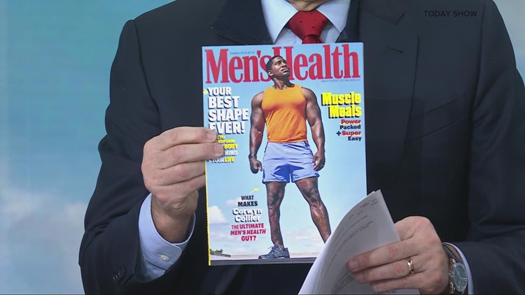 Maple Heights High School teacher Corwyn Collier on cover of Men's Health