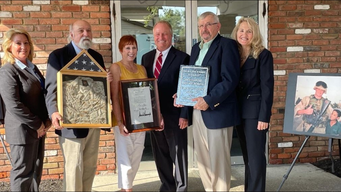 Grand River's post office dedicated to fallen Iraq war Marine