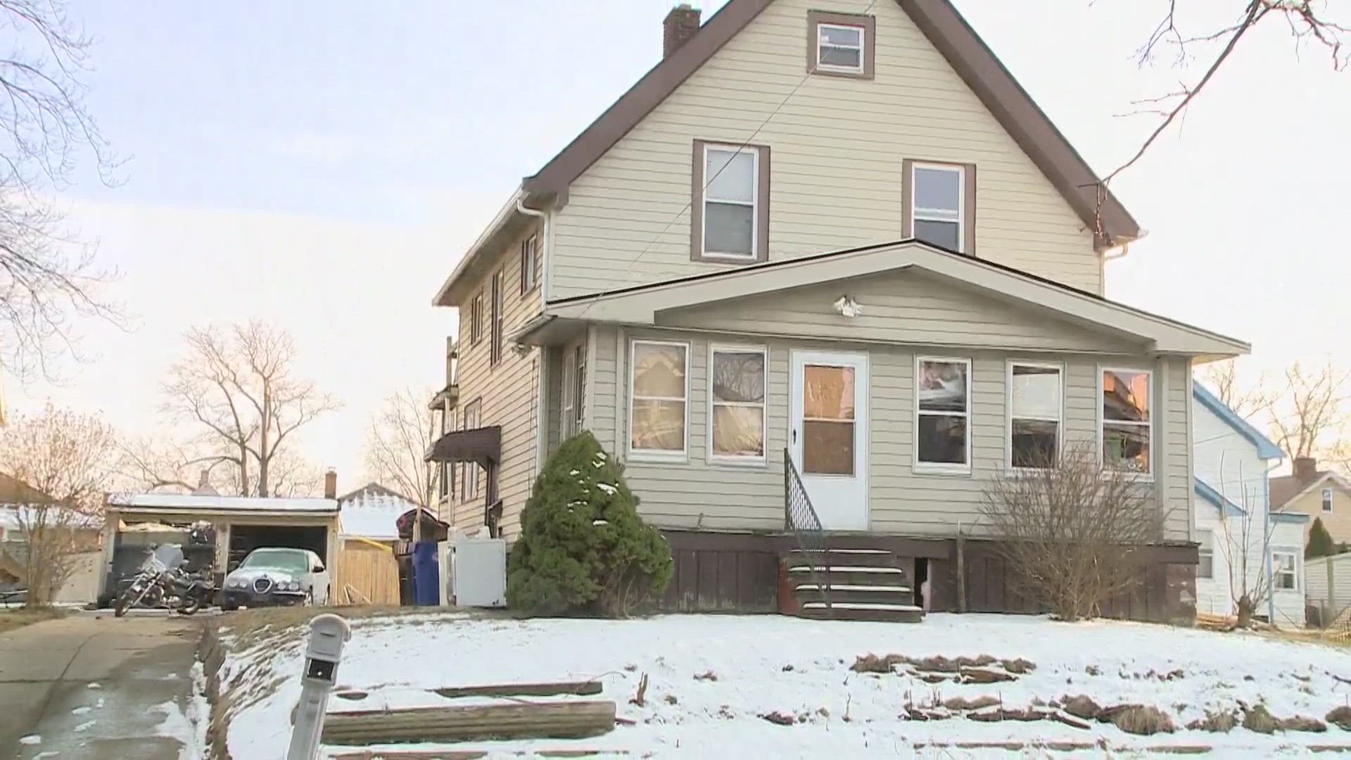 The shooting happened at a home on Gifford Avenue in Cleveland's Old Brooklyn neighborhood.