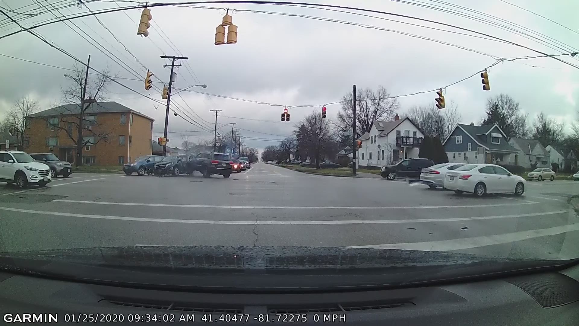 A 30-year-old man eluded police Saturday. He caused this accident which was captured on video.