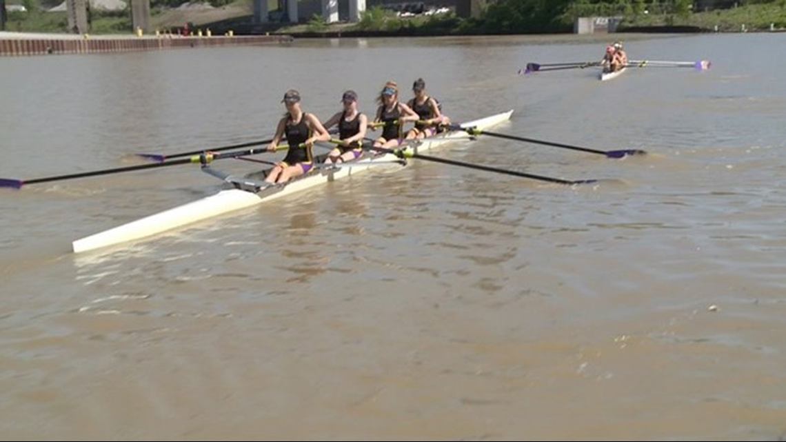 Local rowing crews compete in national championship regatta