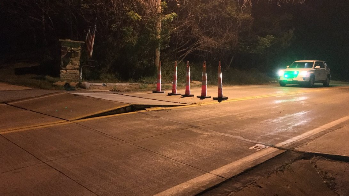 Heat causes Sprague Road to buckle in Parma