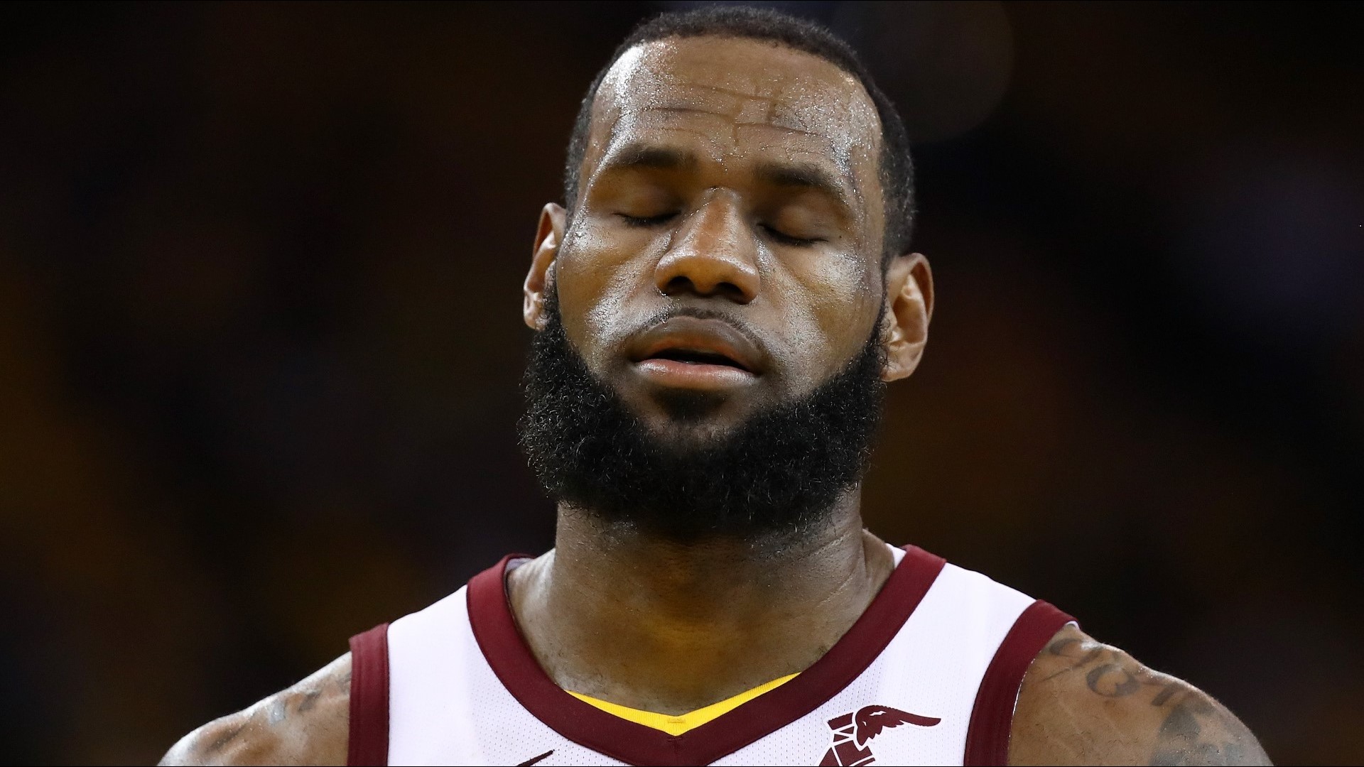 LeBron James Frustrated After Cleveland Cavaliers Lose Game 2 Of NBA ...