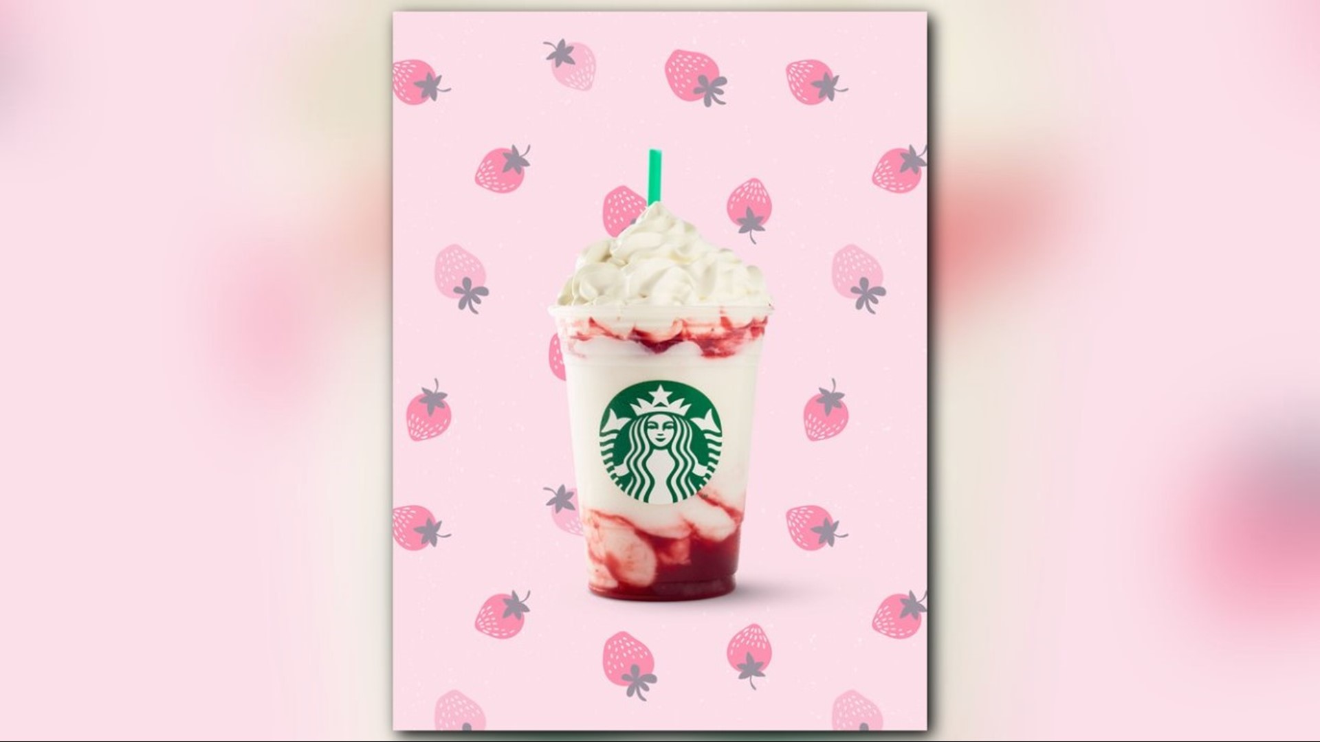 Starbucks's newest permanentmenu addition Serious Strawberry