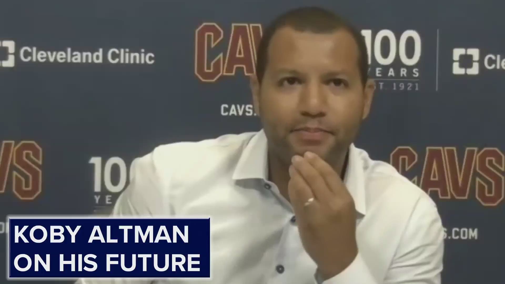 Cleveland Cavaliers' General Manager Koby Altman discusses his future with the organization.
