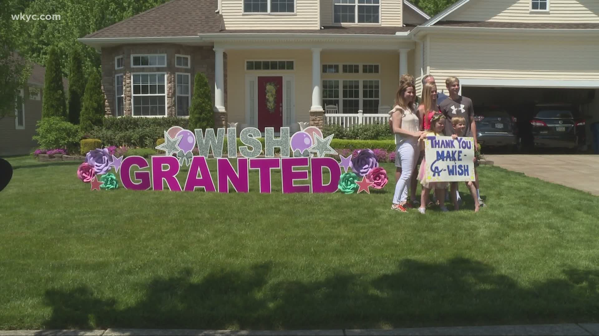 It was a wish come true in Willoughby for 10-year-old Ava O’Keeffe. A drive-by parade was held Tuesday as she got a bedroom makeover.