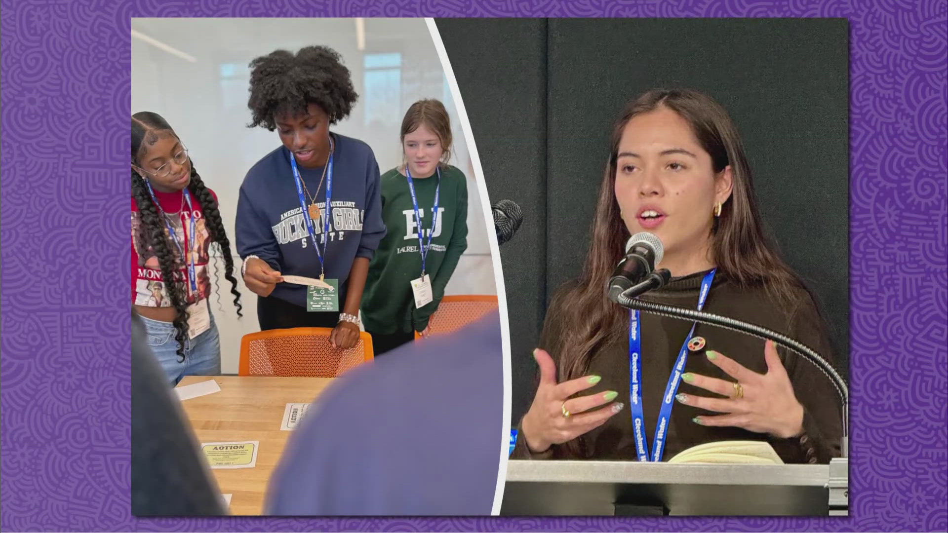 3News Meteorologist Anthony Copeland speaks with Laurel School’s Eva Ko and Angela Yeager about the Northeast Ohio Youth Climate Summit.