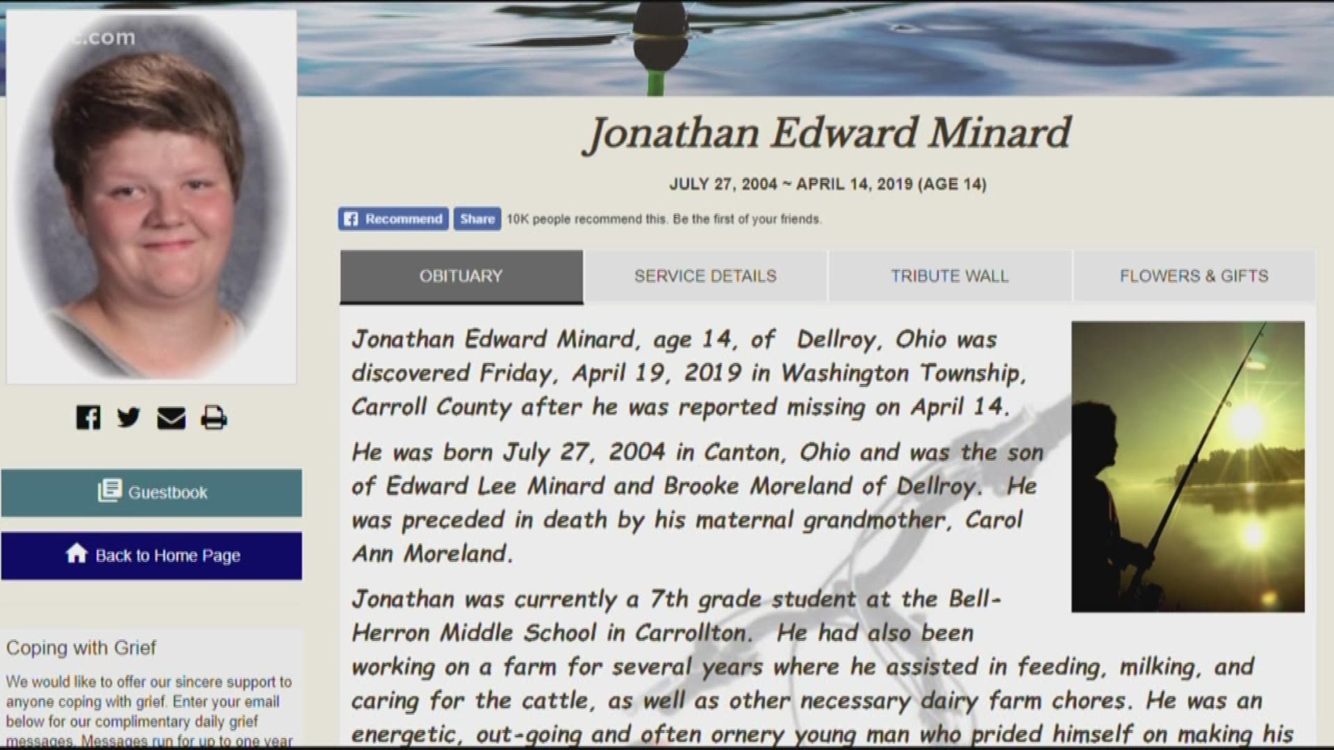 Family, Friends of Minard remembered his life