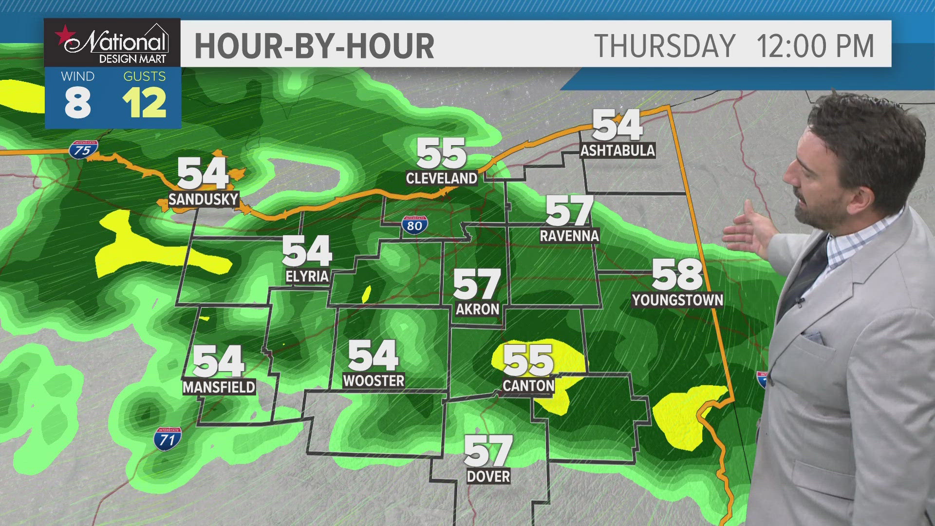 We're tracking scattered rain and cooler air. 3News' Matt Wintz has the hour-by-hour details in his morning weather forecast for Thursday, May 9, 2024.