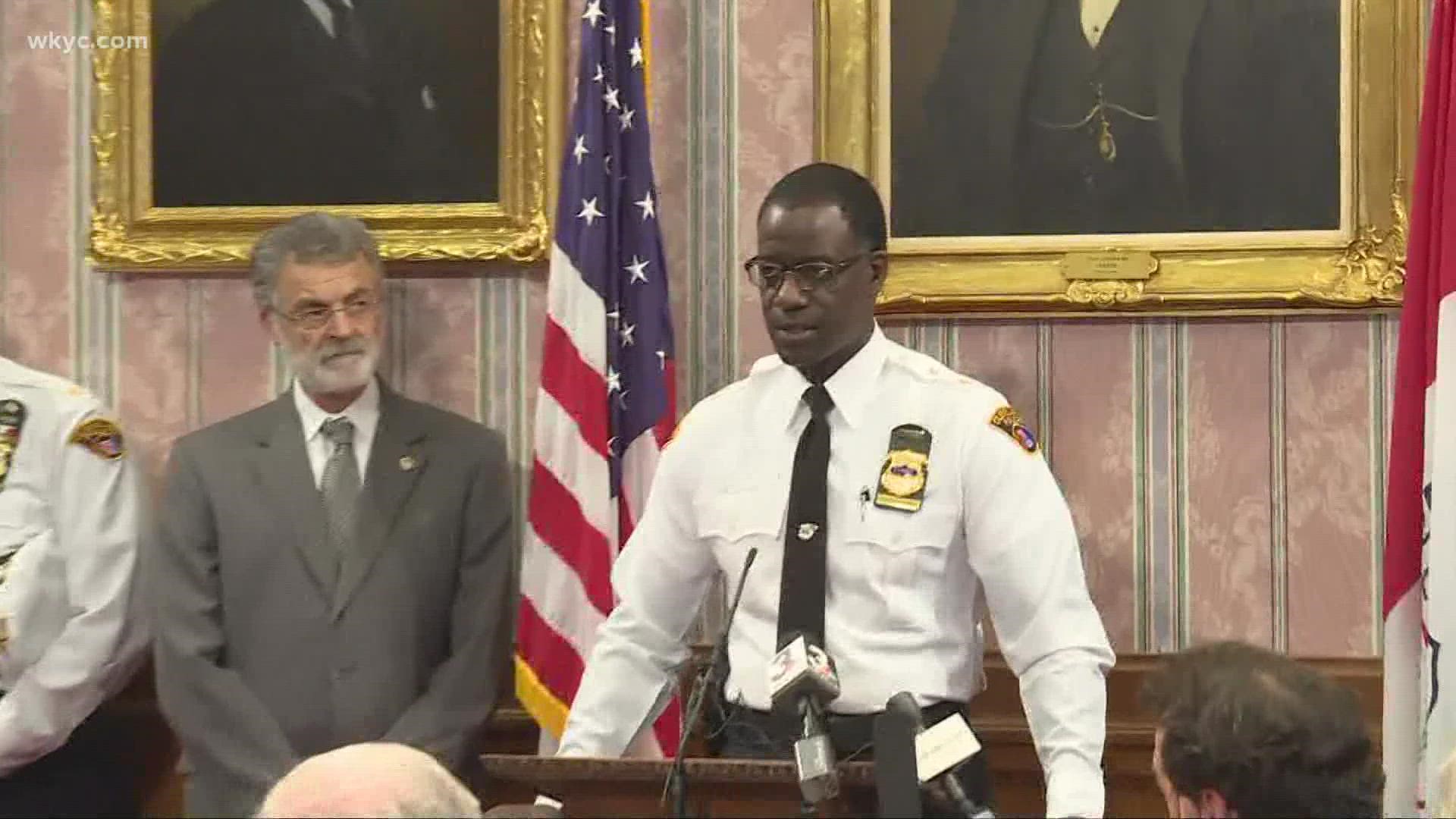 "This is my last official act. I'm going to miss you guys," Williams told officers at a police awards ceremony as he announced his resignation.