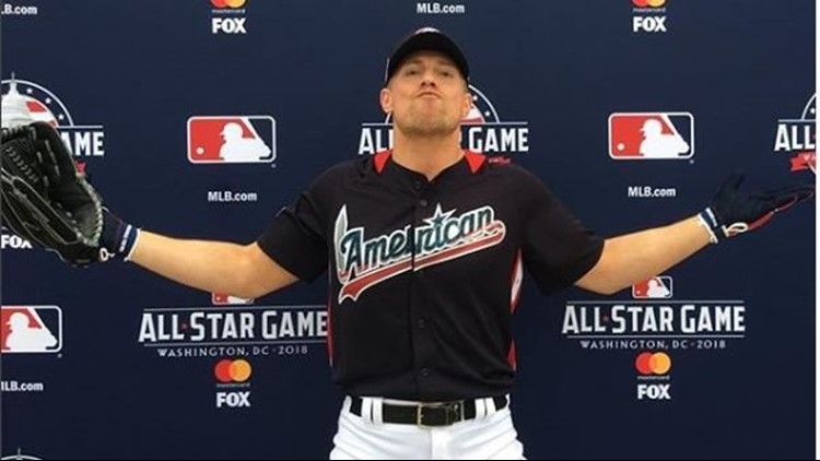 The Miz leads Cleveland against the World at the MLB Celebrity Softball Game  