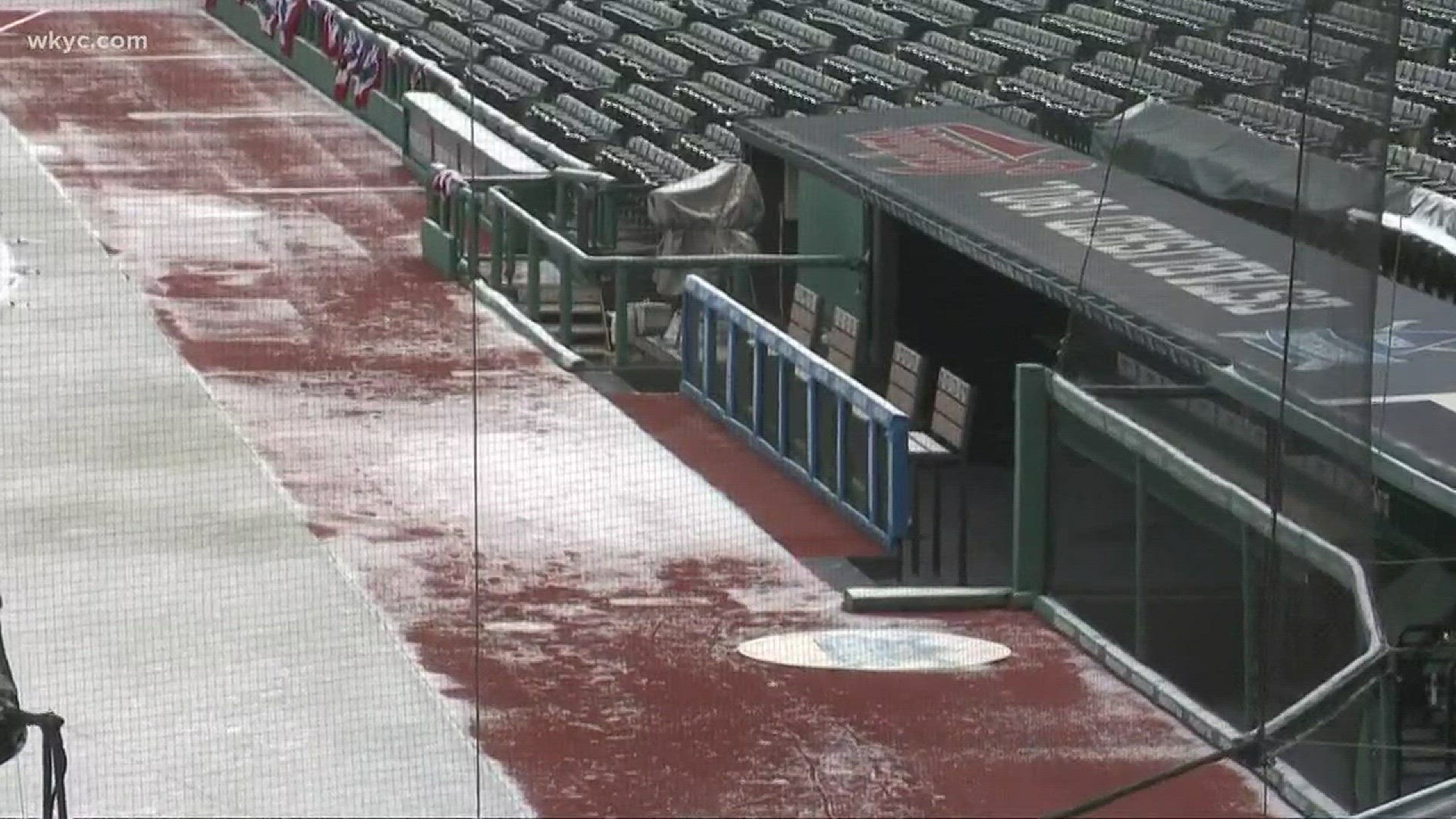 Dec. 6, 2017: The Indians will attempt to improve fan safety by expanding the netting behind home plate to the far ends of each dugout in 2018. The netting will now run down much of the first and third base lines, from section 140 to section 164.