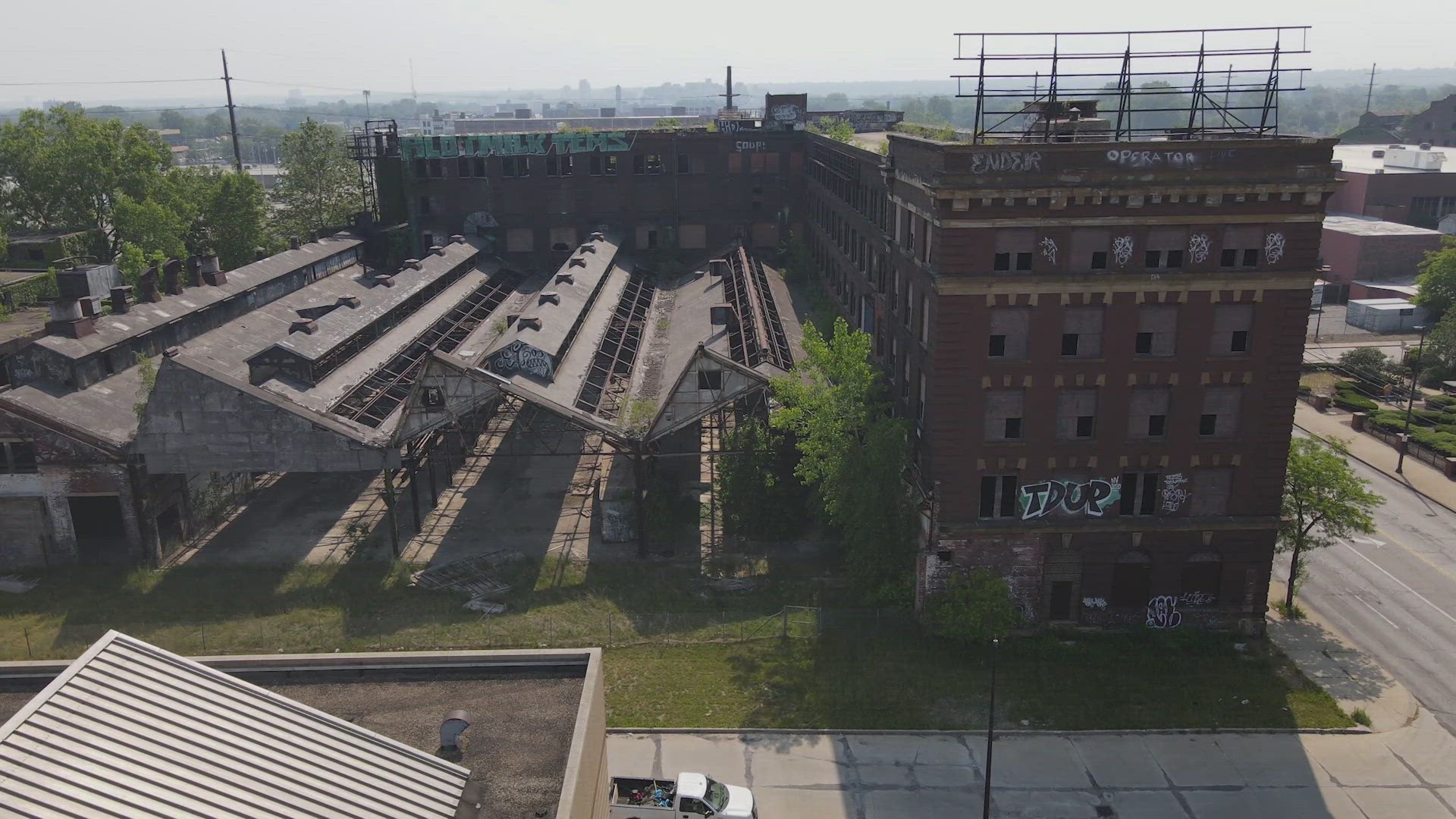 The Warner & Swasey Company building in Cleveland, abandoned for over 40 years, is set to begin a new chapter as affordable housing and retail space.