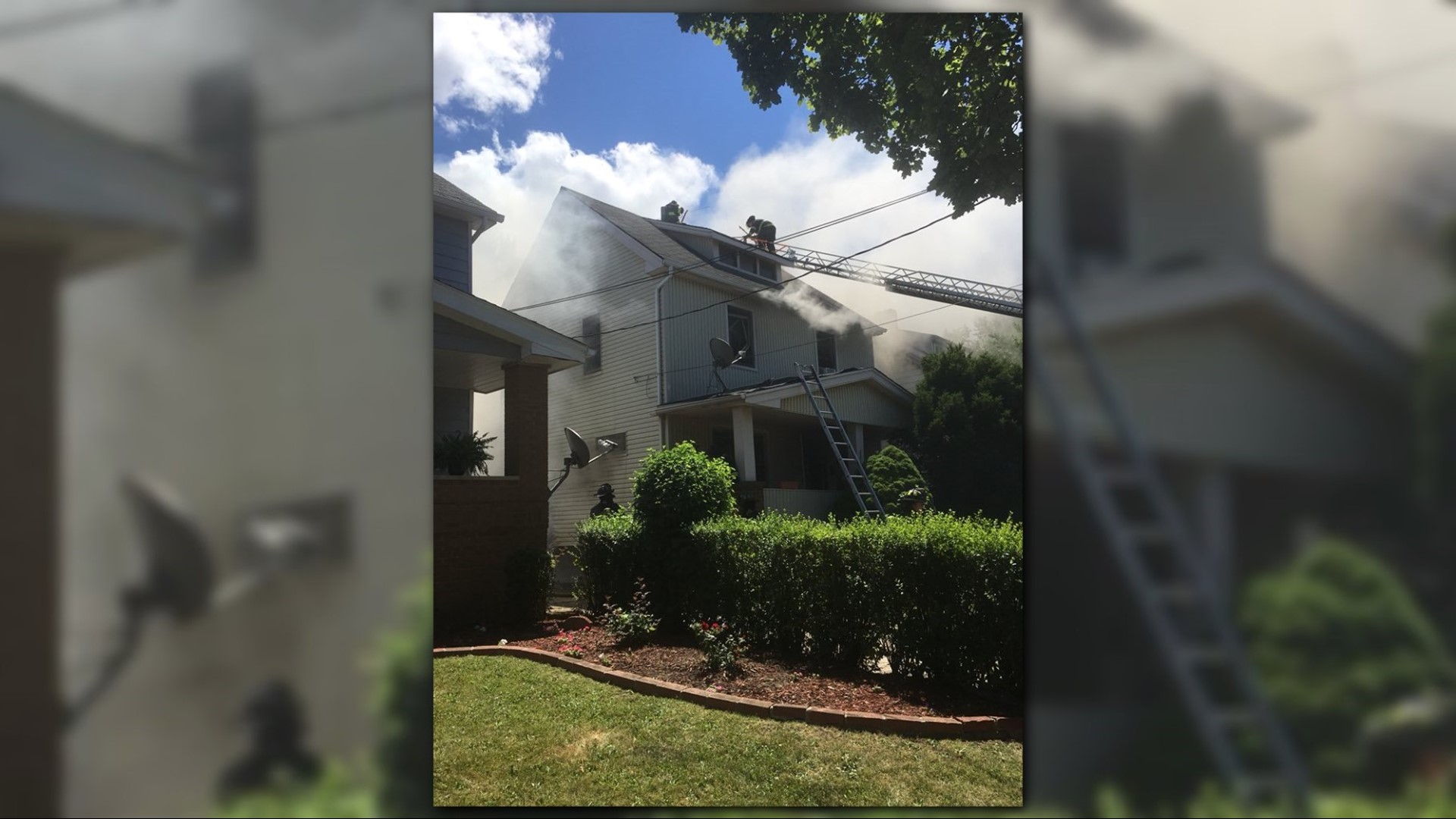 Crews rescue woman from house fire on Cleveland's west side | wkyc.com