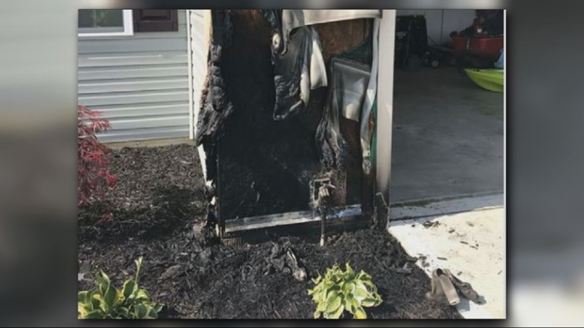 Did black mulch spontaneously combust, causing Medina house fire