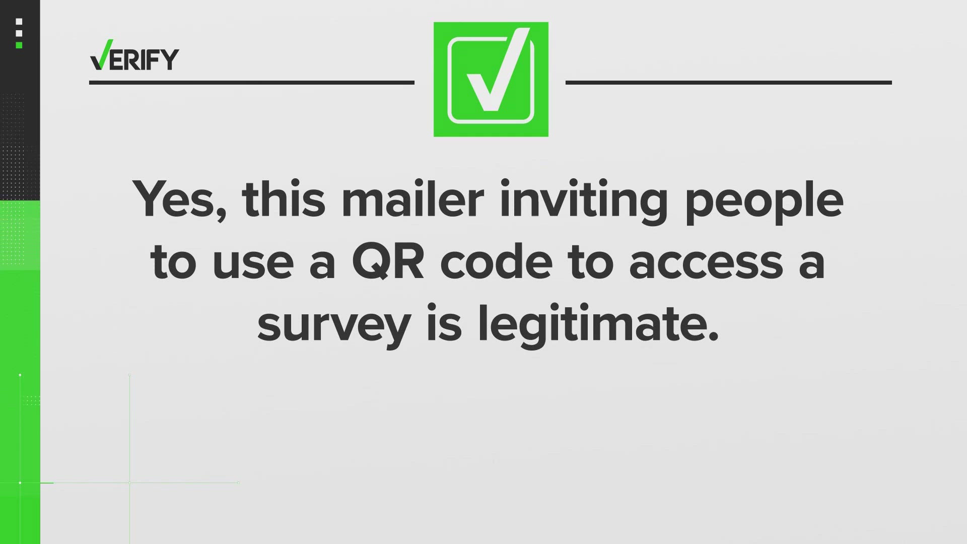 The mailer includes suspicious hallmarks of scams, but it's actually not a threat so it's safe to take the survey if you want to.