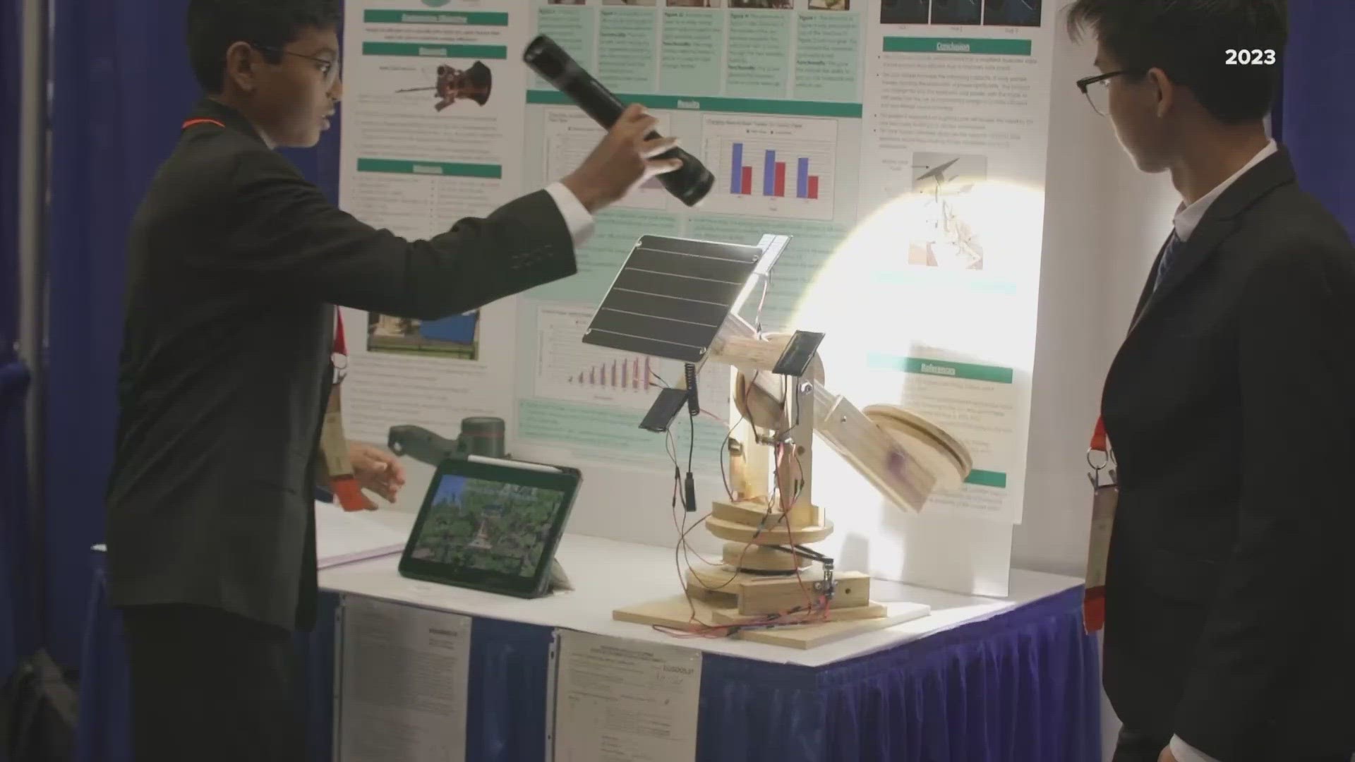 Students show off their big ideas for the future during the Northeast Ohio Science and Engineering Fair.