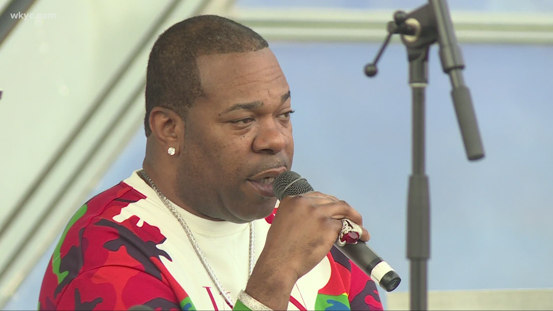 Hip-Hop legend Busta Rhymes the Rock and Roll Hall of Fame this week.