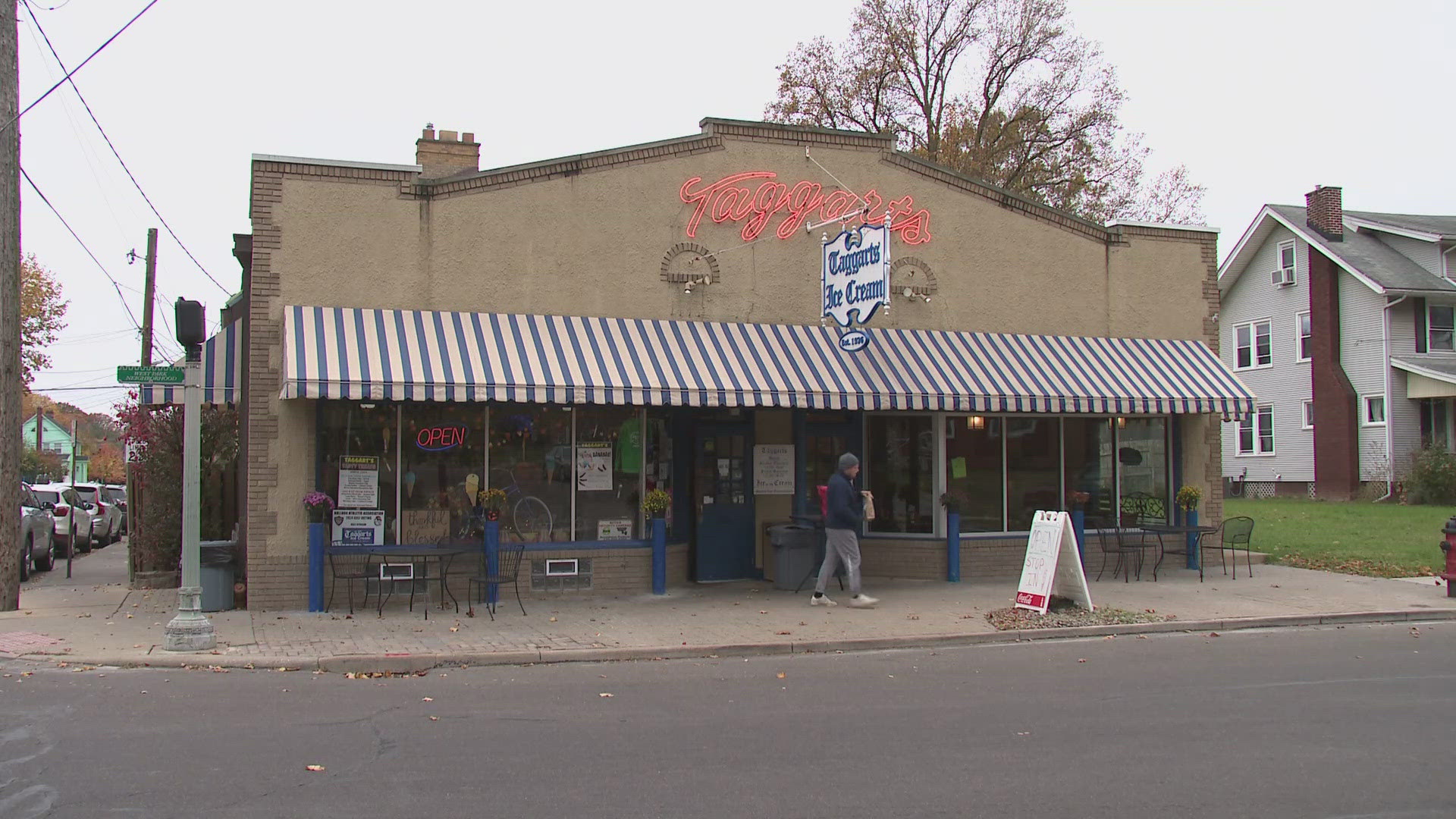 A 23-year-old man is facing charges for allegedly driving a stolen car into the ice cream shop on Fulton Road on Sept. 16.