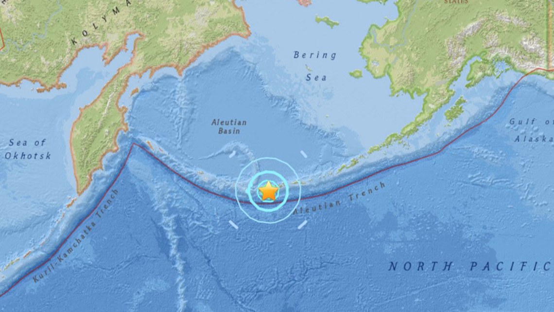 Strong Earthquake Rocks Remote Western Aleutian Islands | Wkyc.com