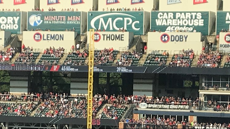 Indians retire Hall of Famer Jim Thome's No. 25 - The Columbian