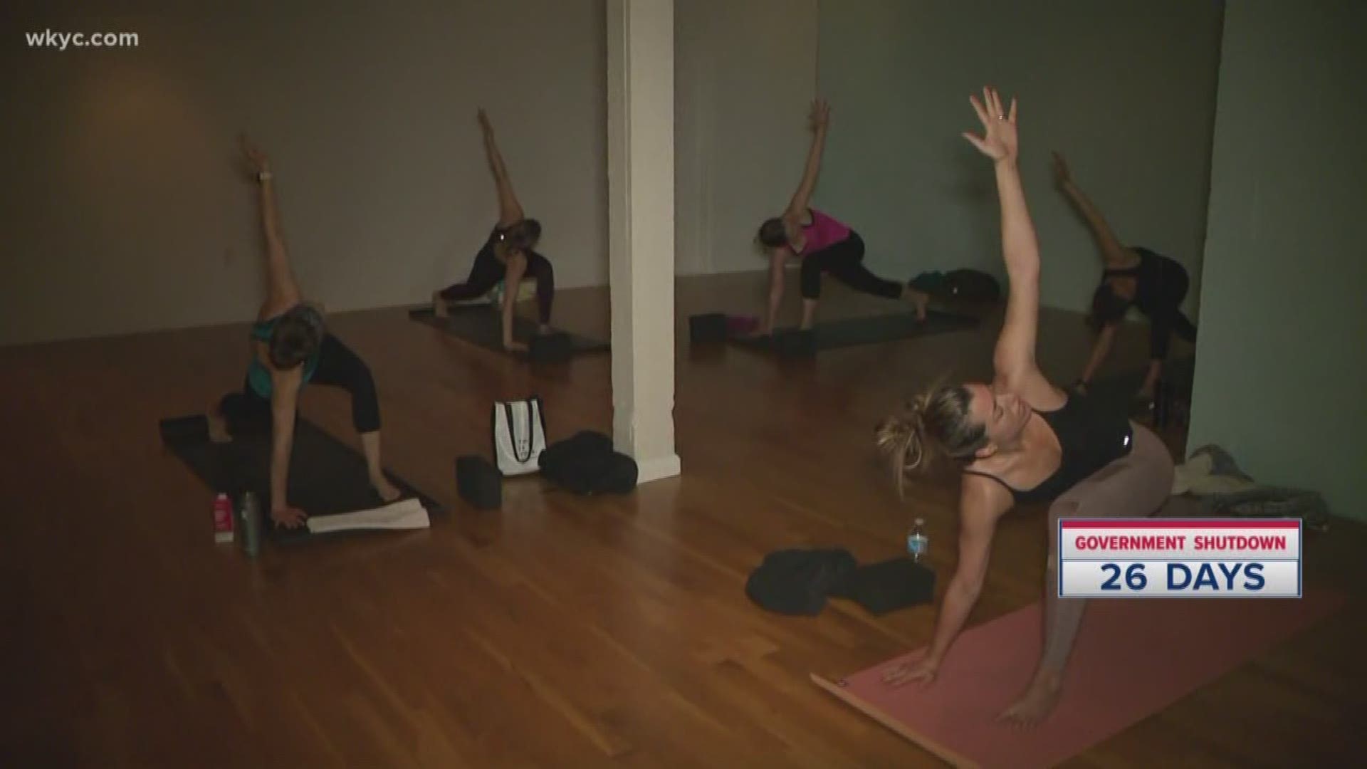 Jan. 16, 2019: The Inner Bliss Yoga Studio is joining in the efforts to make things easier for the government workers impacted by the shutdown.