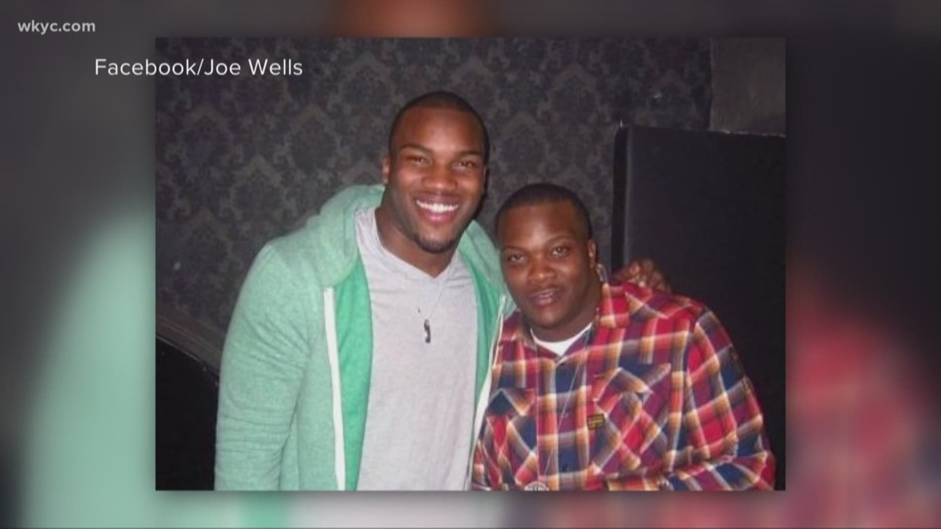 Beanie Wells speaks to WKYC following the shooting death of his brother  Joey