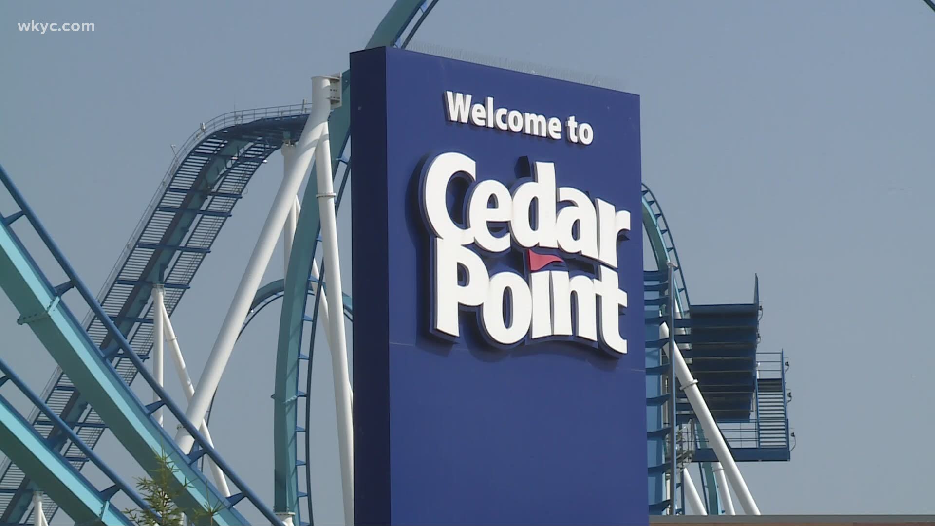 Cedar Point opened today with shortened hours and safety requirements