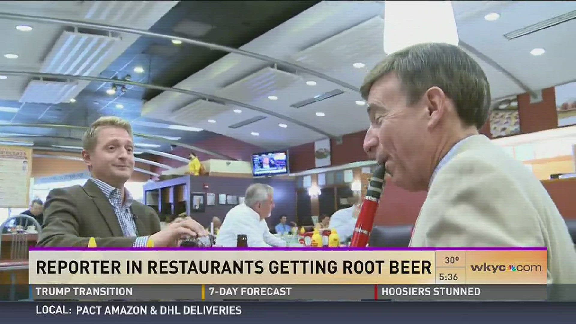 Reporter in Restaurants getting Root Beer: Will Ujek