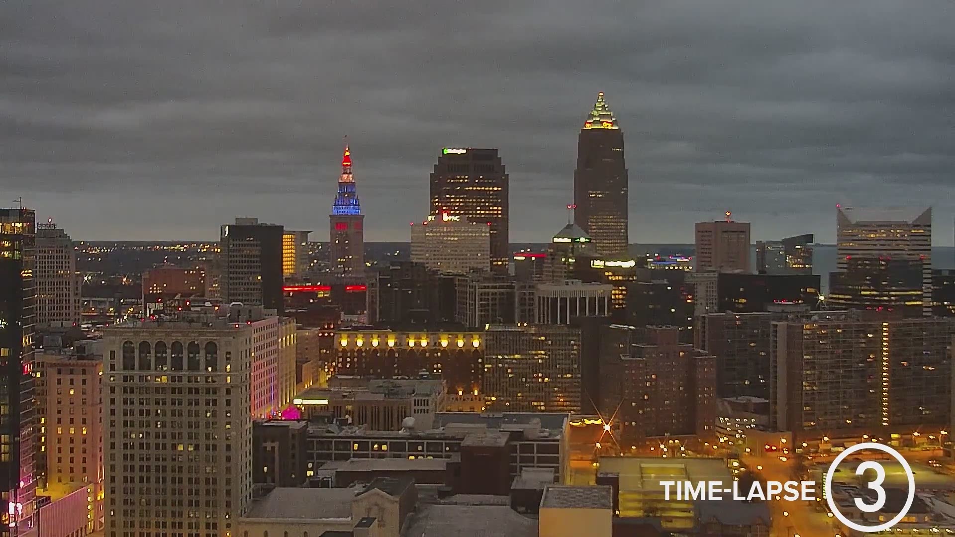 Skies went from cloudy to sunny across the Cleveland area on Friday. Enjoy our all day weather time-lapse from the WKYC Studios CSU Cam. #3weather