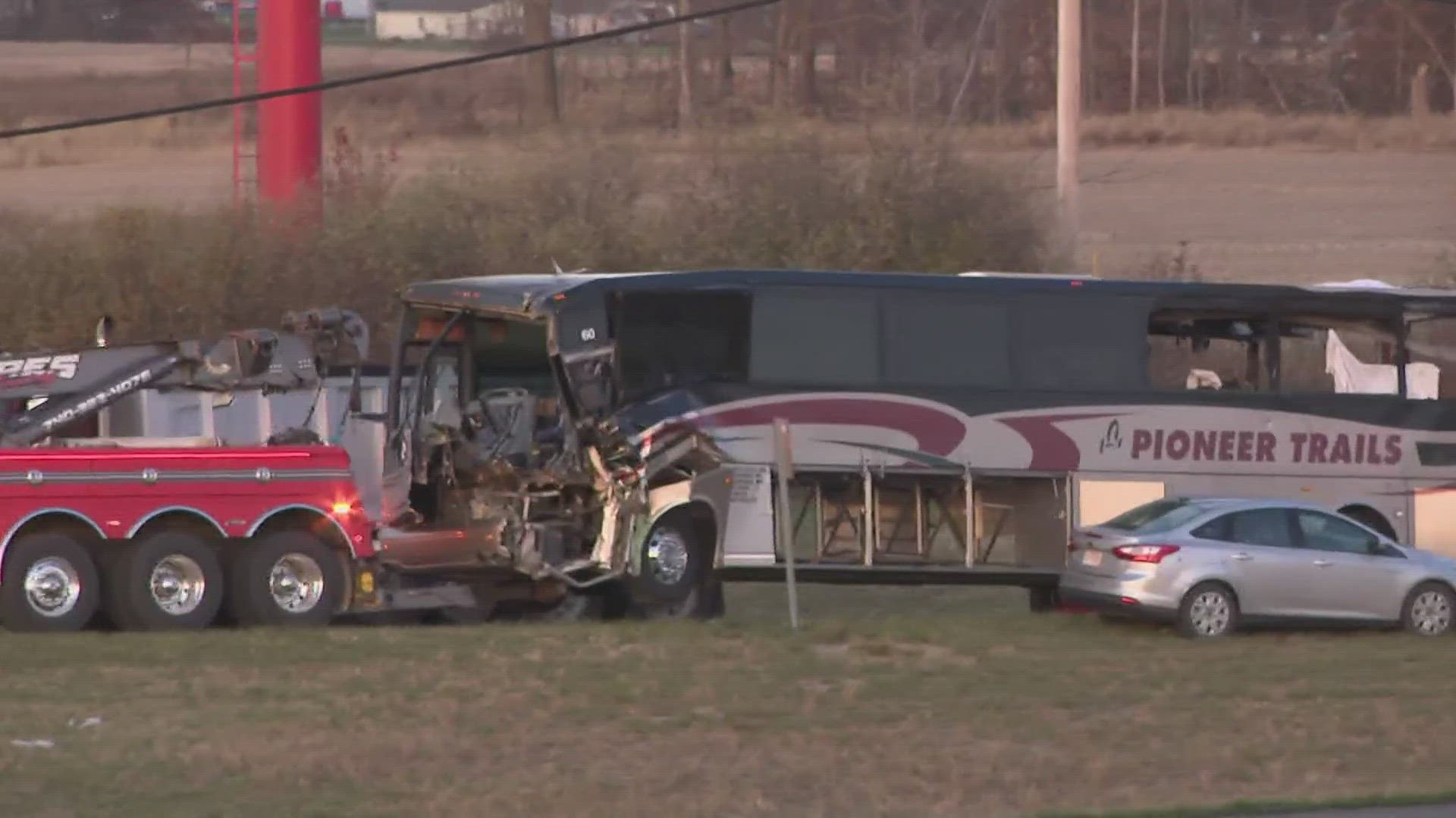 Team coverage Crash involving bus, semi in Central Ohio leaves at