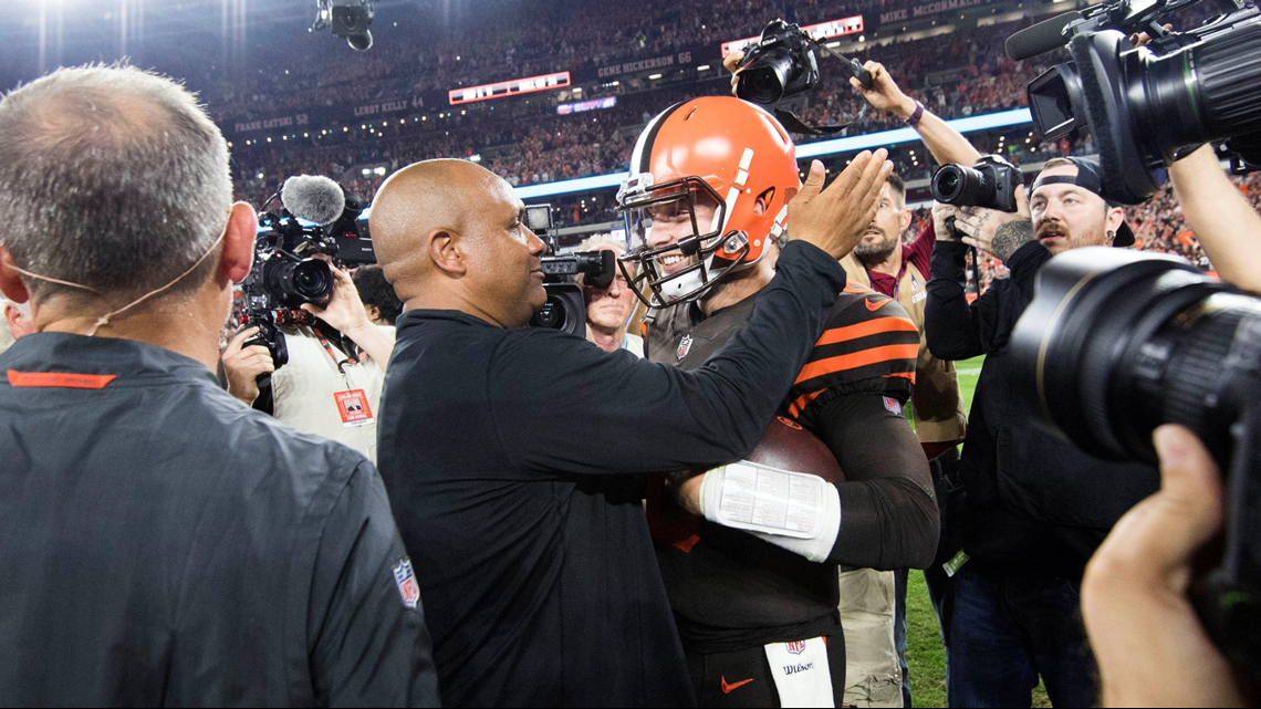 Baker Mayfield Ends Cleveland Browns' 635-Day Winless Streak - The New York  Times