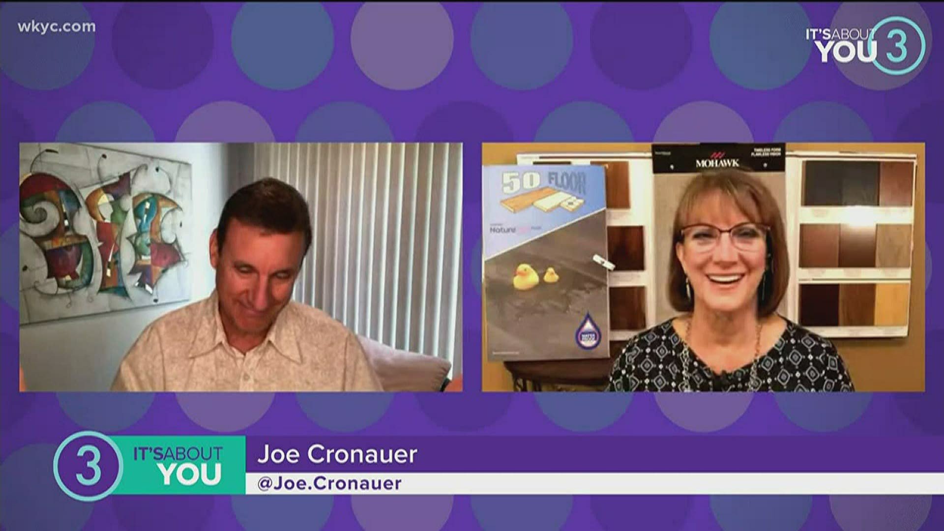 Joe talks with our good friend Judy Brown at 50 Floor about their July deals and how easy it is to change your home!