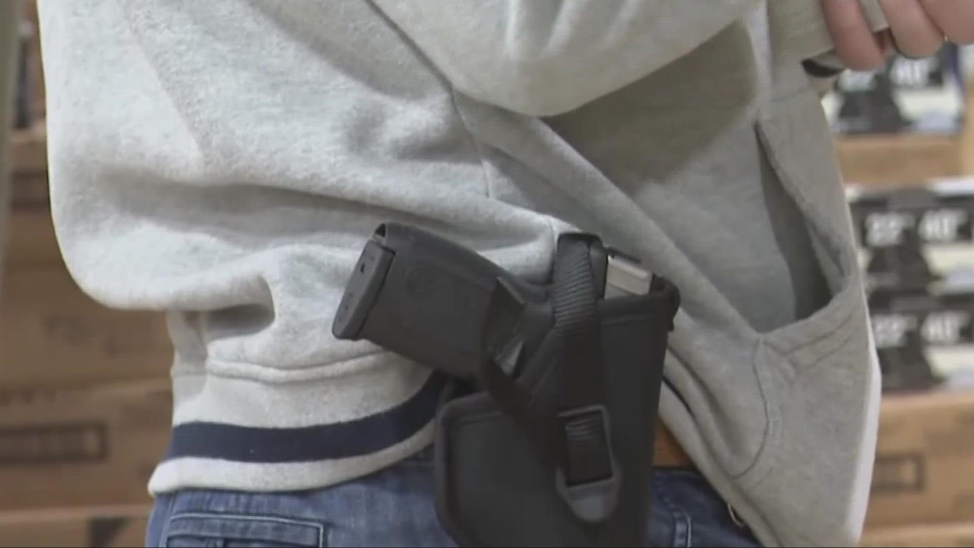 Senate Bill 215 allows legal gun owners to carry hidden firearm without the training and permit previously required.