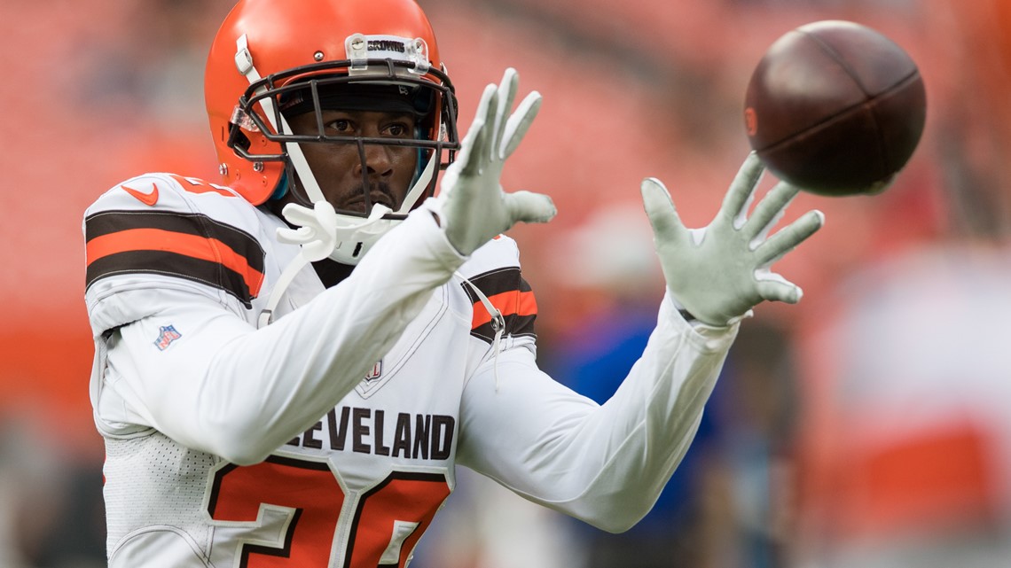 Cleveland Browns' Damarious Randall: Atlanta Falcons' Julio Jones