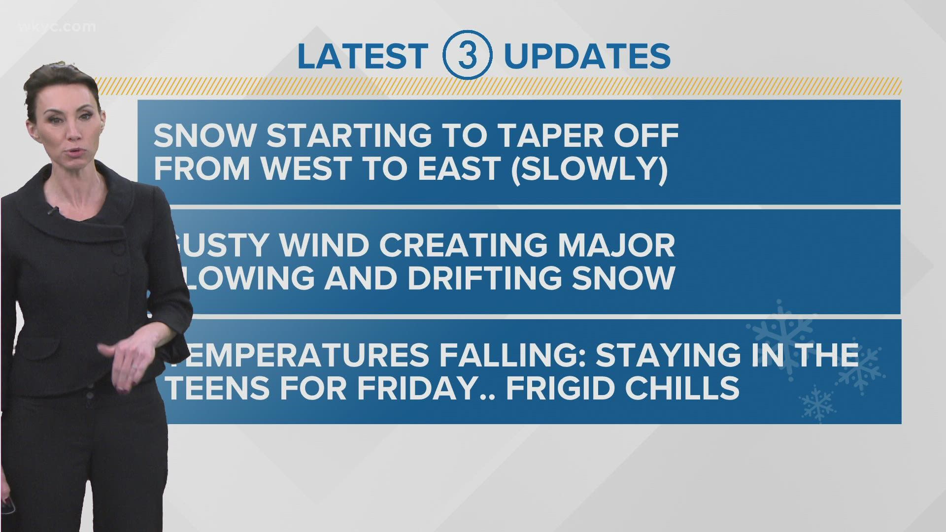 Also, what can we expect from school closings to traffic conditions?