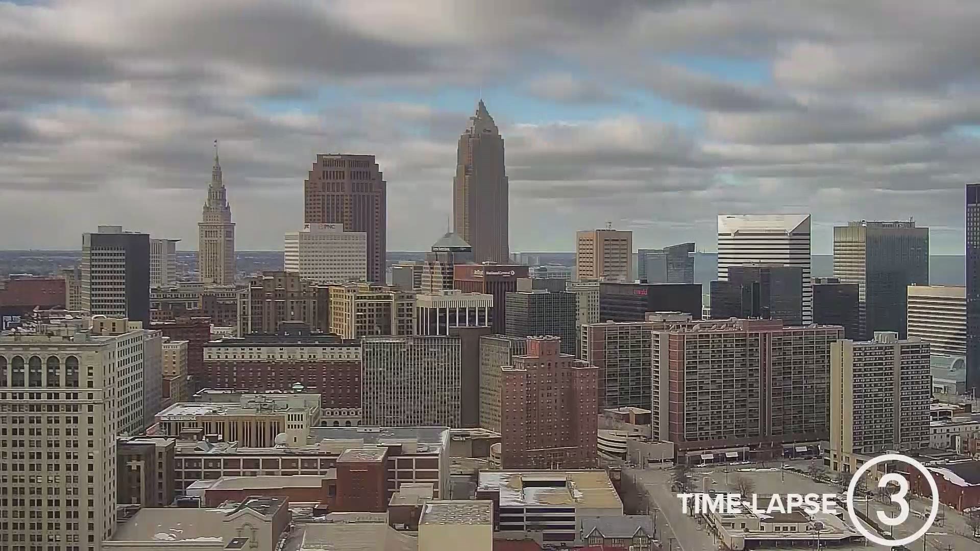 Check out Saturday's sunny Cleveland weather time-lapse from the WKYC Studios CSU Cam. #3weather