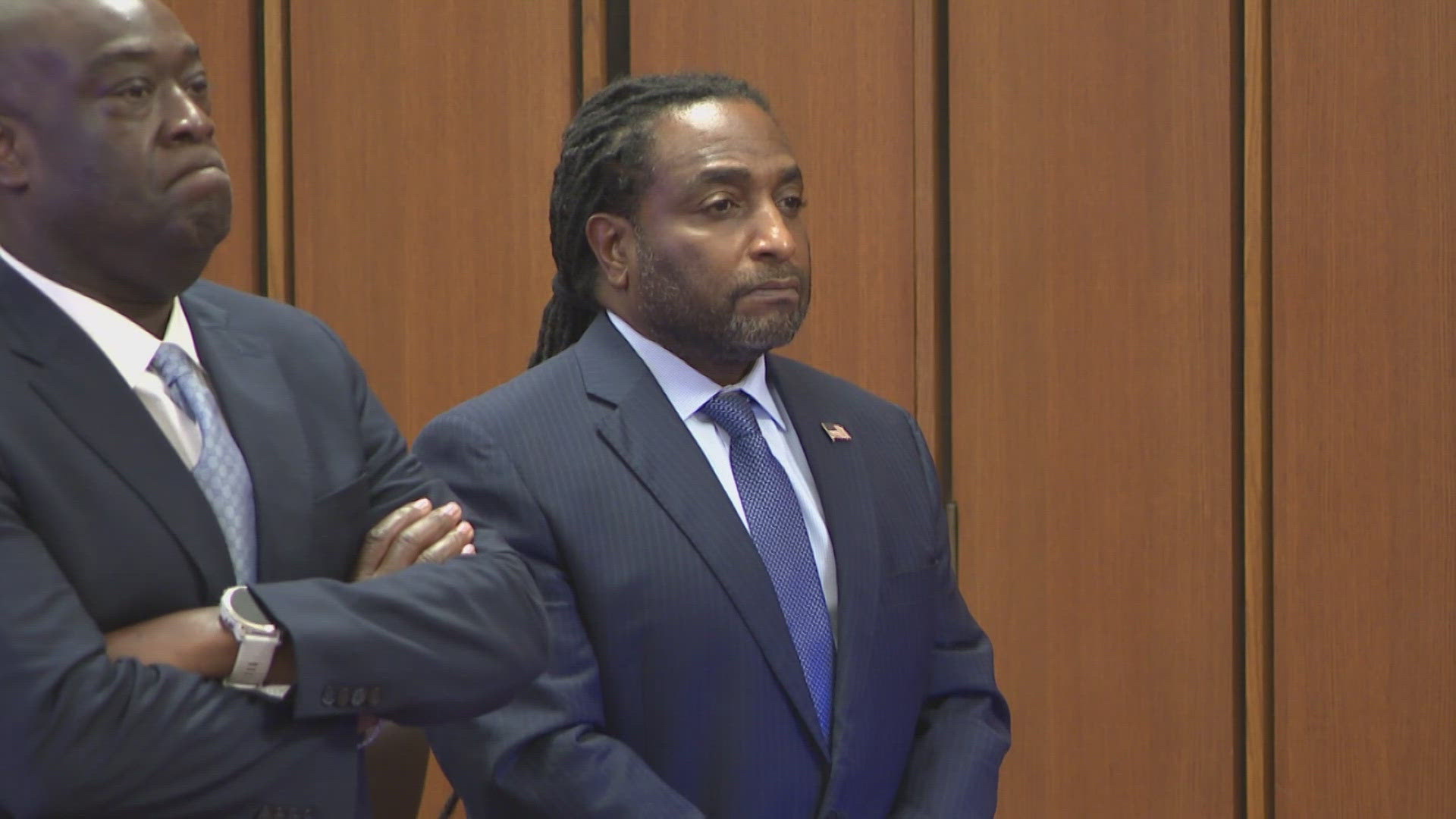 King was sentenced to three years of probation and 100 hours of community service. He must pay $27K and is 'forever disqualified' from serving in office.