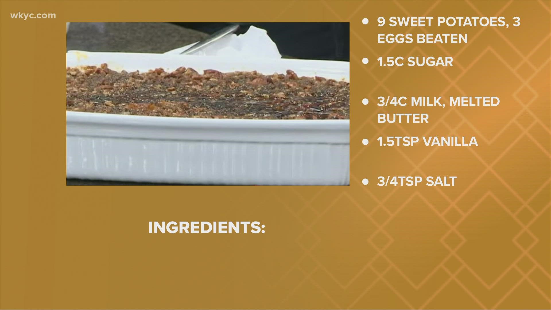 Looking to make a great sweet potato casserole for Thanksgiving? Let Jay's wife tell you how!