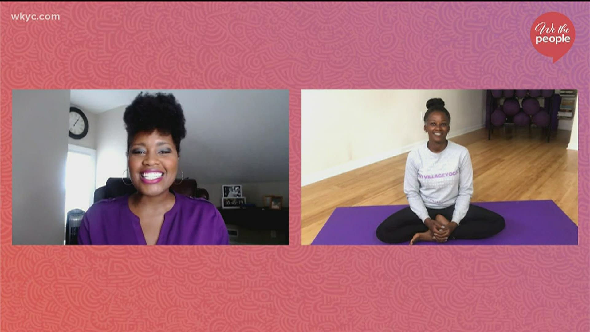 Relax and breathe with Kimberly Archibald Russell - Founder of MY VILLAGE YOGA.